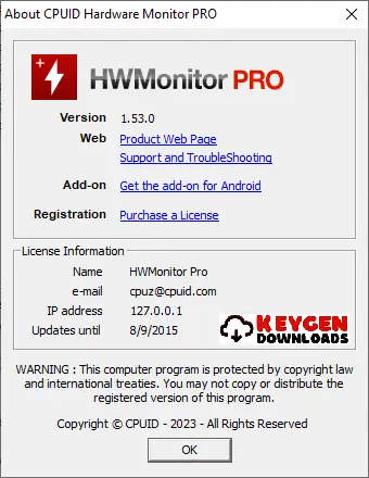 Baixar CPUID HWMonitor Pro 1.53 Crackeado Gratis PT-BR 2024